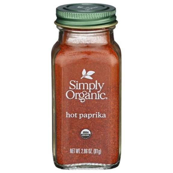 Simply Organic Organic Hot Paprika 2.86 oz Pack of 2