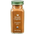 thumbnail image 1 of Simply Organic Pumpkin Spice, 1.94-Ounce Jar, Organic Nutmeg, Cloves, Ginger & Cinnamon, Enhances Tea, Seasoning, Kosher, 1 of 4