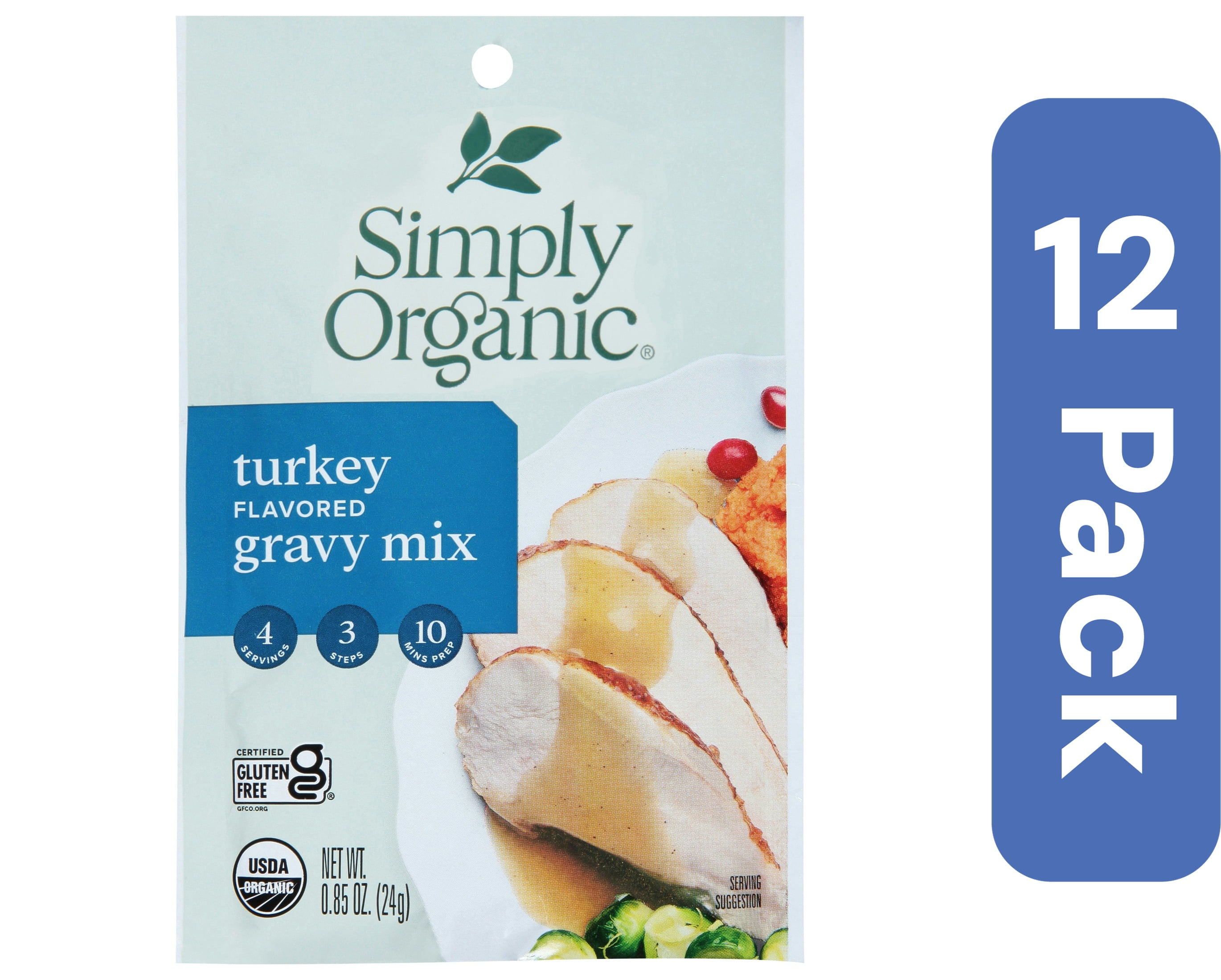 Simply Organic Turkey Flavored Gravy Mix - Food E Concepts