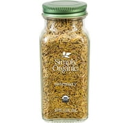Simply Organic Rosemary Leaf, Shelf-Stable, 1.23 oz Bottle