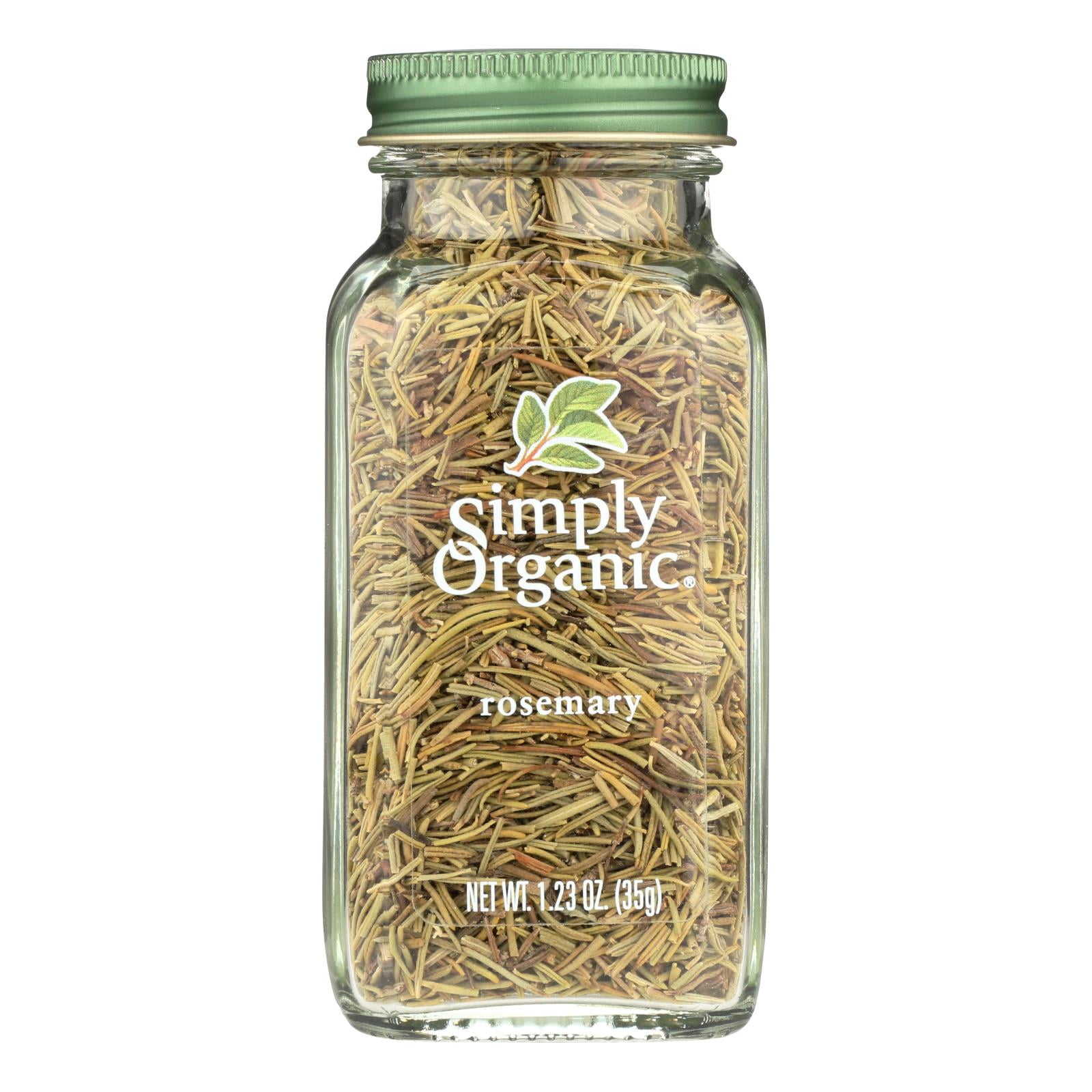 Simply Organic - Rosemary Leaves Organic - Case of 6 - 1.23 Ounces
