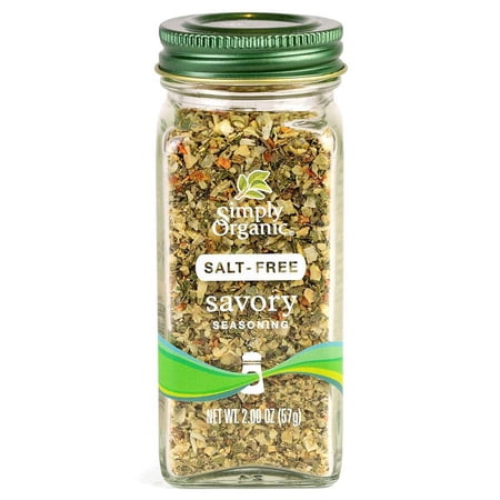 Simply Organic Savory Seasoning Salt-Free 2.00 oz Pack of 3