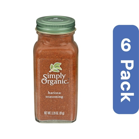 Simply Organic Seasoning Harissa 3.2 oz (Pack Of 6)