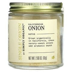 Simply Organic, Single Origin, California Onion, 2.86 oz (81 g) Pack of 3