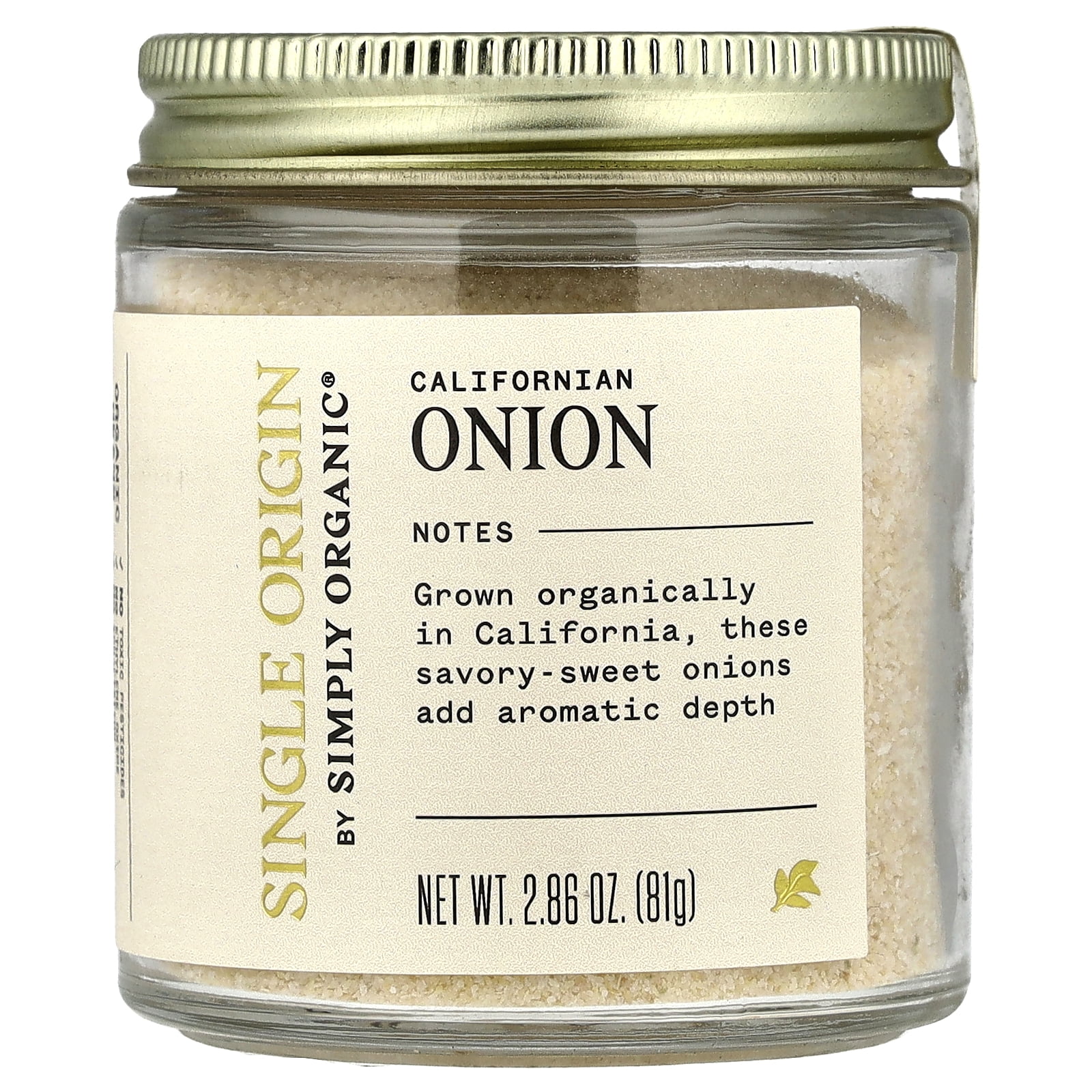 Simply Organic Single Origin Californian Onion, 2.86 oz.