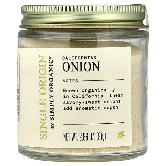 Simply Organic Single Origin Californian Onion, 2.86 oz.
