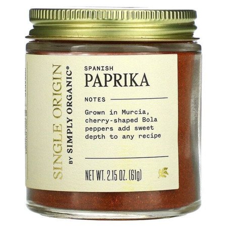 Simply Organic, Single Origin, Spanish Paprika, 2.15 oz Pack of 3