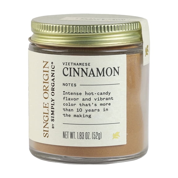 Simply Organic Single Origin Vietnamese Cinnamon, 1.83 oz