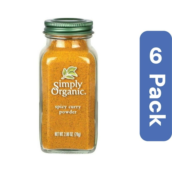 Simply Organic Spicy Curry Powder 2.8 oz (Pack Of 6)