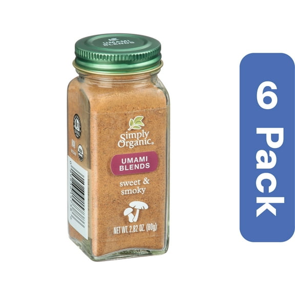 Simply Organic Sweet and Smokey Umami Blend (Pack of 6)