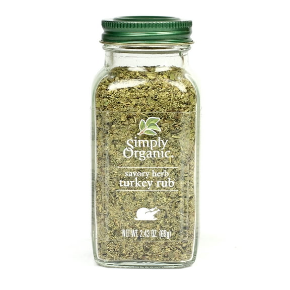 Simply Organic Turkey Rub, 2.43 oz.