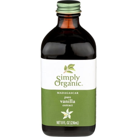 Simply Organic Vanilla Extract, 8 Fluid Ounce -- 6 per Case.