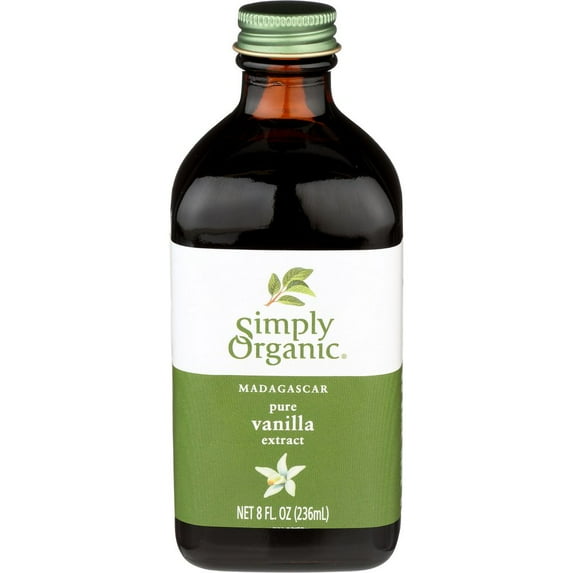 Simply Organic Vanilla Extract, 8 Fluid Ounce -- 6 per Case.