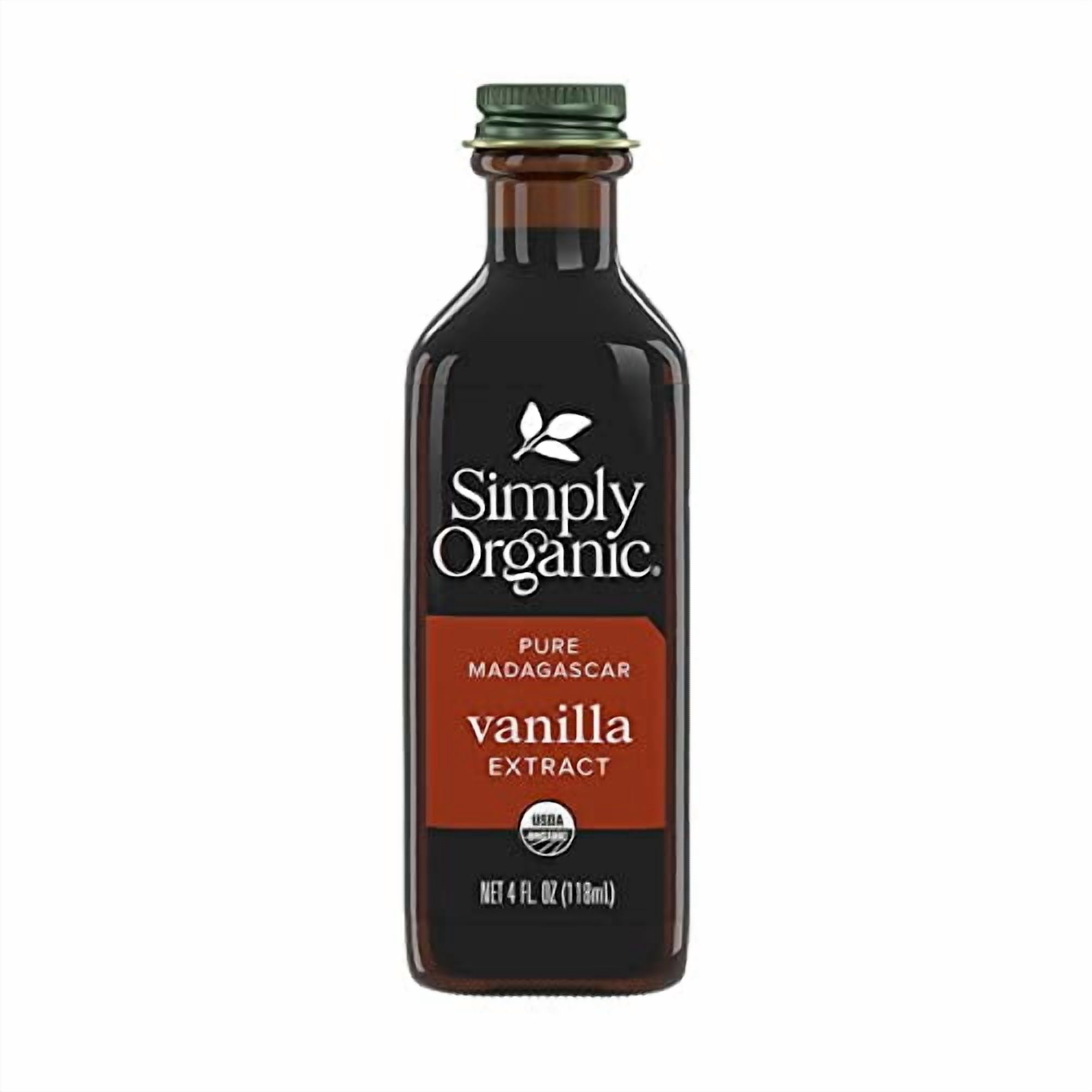 Simply Organic Vanilla Extract Certified Organic 4 oz. bottle