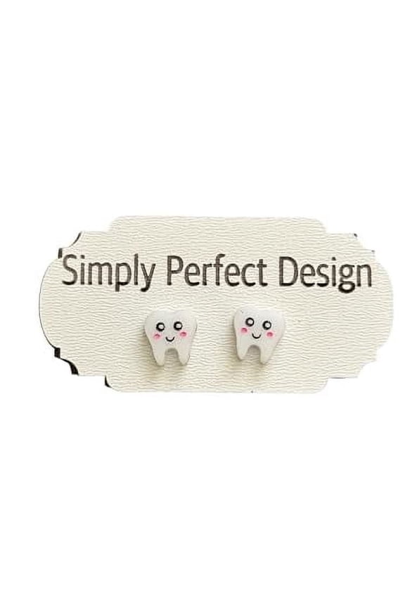 Dental Tools Stud Earrings for Women, Hypoallergenic Stainless Steel Quirky Jewelry