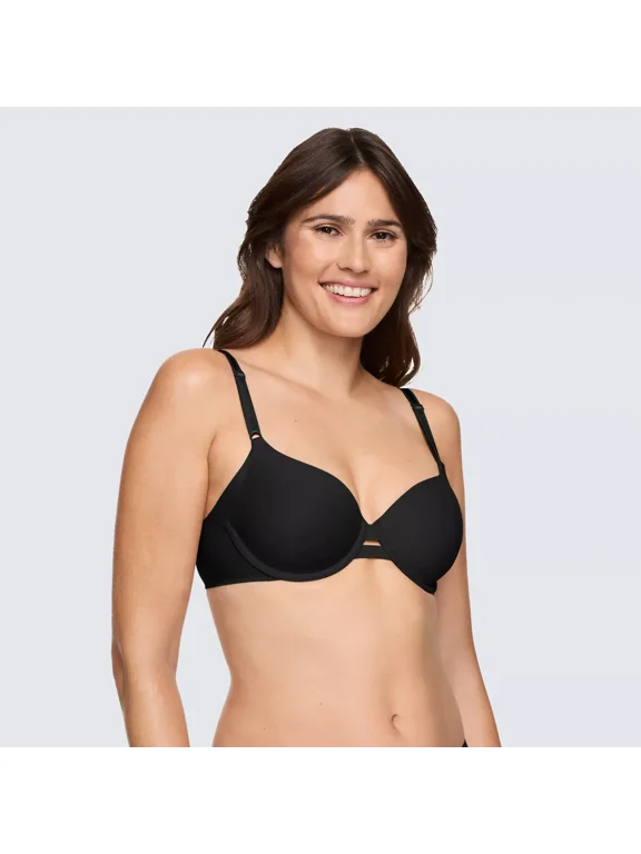 Simply Perfect by Warner's Women's Underarm Smoothing Underwire Bra TA4356, Black 34C