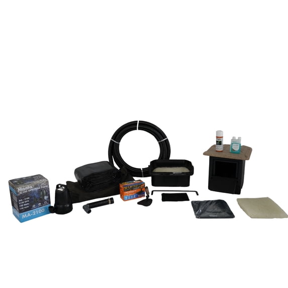 Half Off Ponds Simply Ponds 2100 PVC Pond Kit 15 ft. x 15 ft.