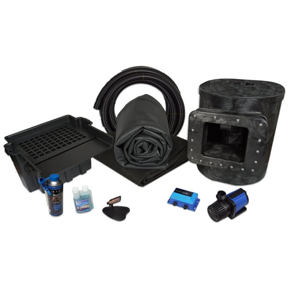 Simply Ponds 3000 Complete Water Garden and Pond Kit with 10 Foot x 20 Foot EPDM Rubber Liner - SAN30