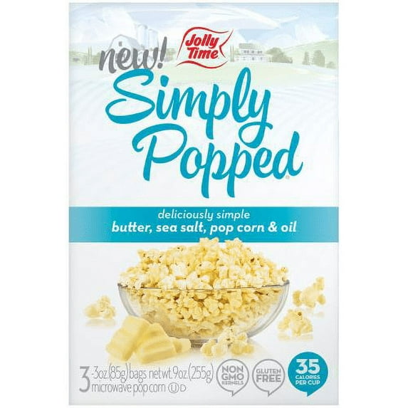 Simply Popped Pop Corn (Pack of 16)