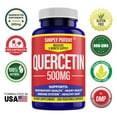 thumbnail image 1 of Simply Potents Quercetin 500mg 200 Veggie Capsules Supports Cardiovascular & Respiratory Health Antioxidant, 1 of 3