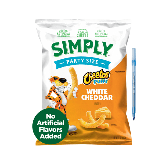 Simply Puffs Cheese Flavored Snacks 12 oz