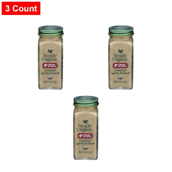 Simply Roasted Garlic & Herb Umami Blends - 2.19 oz - 3 Count