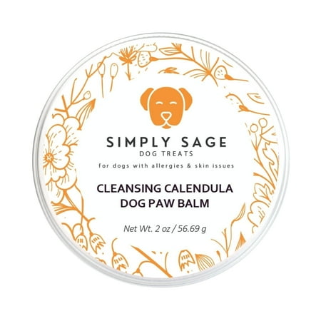 Simply Sage Calendula Moisturizing Anti-Itch Paw Balm for Dogs, 2 oz