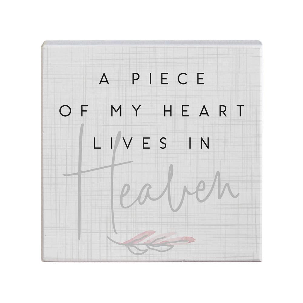 Simply Said, INC Small Talk Squares 5.25" Wood Sign - Believe in Yourself - STS1608