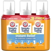 Simply Saline Arm & Hammer Nasal Relief 4.25 oz, 3 Pack