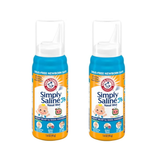 Simply Saline Nasal Mist Baby 1.5 oz (Pack of 2)