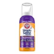Simply Saline Plus Nighttime Formula Nasal Mist+Eucalyptus, Extra Strength 4.25 oz Pack of 6