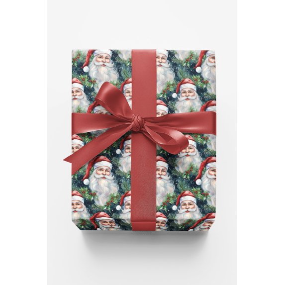 London Penny Premium Wrapping Paper - Simply Santa