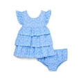 thumbnail image 1 of Simply Shabby Chic Just Me & Mommy Girls Matching Windowpane Eyelet Dress, Sizes 4-12, 1 of 4