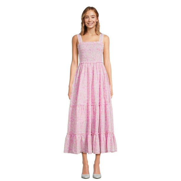 Simply Shabby Chic Just Me & Mommy Womens Matching Smocked Floral Dress, Sizes S-XXXL - Walmart Business Supplies Simply Shabby Chic Just Me & Mommy Womens Matching Smocked Floral Dress, Sizes S-XXXL - Walmart Business Supplies