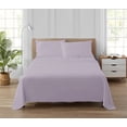 thumbnail image 1 of Simply Shabby Chic Solid Ruffle 4-Piece Soft Washed Microfiber Sheet Set, Lavender, King, 1 of 5