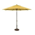 thumbnail image 1 of Simply Shade Aruba Modern Solefin Auto Tilt Market Umbrella in Bronze/Lemon, 1 of 11