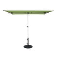 thumbnail image 1 of SimplyShade 6.75' Outdoor Patio Rectangle Balcony Umbrella, Green, 1 of 5