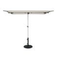thumbnail image 1 of SimplyShade 6.75' Outdoor Patio Rectangle Balcony Umbrella, Ivory, 1 of 5