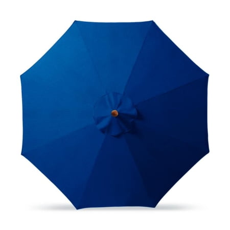 SimplyShade 9ft Outdoor Patio Octagon Umbrella with Push Button Tilt, Orange and Pink