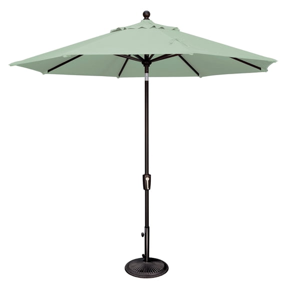 SimplyShade 9ft Outdoor Patio Octagon Umbrella with Push Button Tilt, Pistachio Green