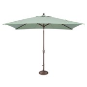 Simply Shade Catalina 120" Octagon Push Button Tilt Umbrella in Bronze/Spa