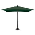 thumbnail image 1 of Simply Shade Catalina Octagon Push Button Tilt Umbrella in Black/Forest Green, 1 of 9