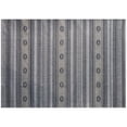 thumbnail image 1 of SimplyShade 7.75' x 10' Slate Gray and Black Outdoor Area Throw Rug, 1 of 3