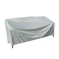 thumbnail image 1 of SimplyShade 96" Grey Extra Large Sofa or Curved Sofa Outdoor Patio Furniture Cover, 1 of 2