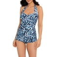 thumbnail image 1 of Simply Slim Women's and Plus Glam Sheath One Piece Swimsuit, Sizes M-3X, 1 of 4