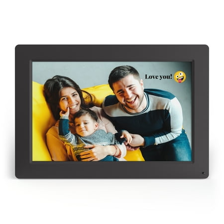 Simply Smart Home Digital PhotoShare 10", Jet Black Smart Picture Frame