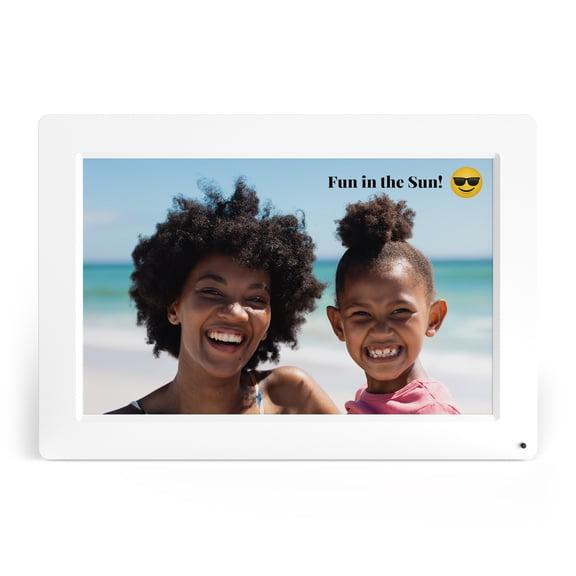 Simply Smart Home PhotoShare 10" Smart Digital Picture Frame in Cloud White