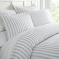 thumbnail image 1 of Simply Soft 2 Piece Puffed Rugged Stripes Duvet Cover Set, 1 of 3