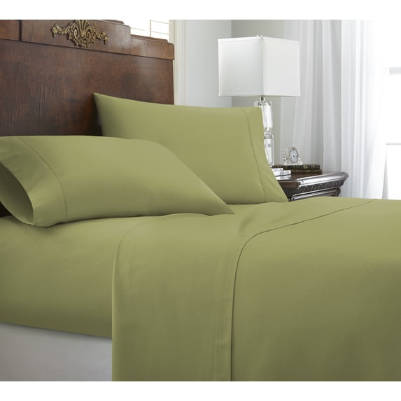 Simply Soft 4 Piece Chevron Embossed Sheet Set