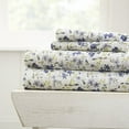 thumbnail image 1 of Simply Soft 4 Piece Floral Patterned Bed Sheet Set, 1 of 5
